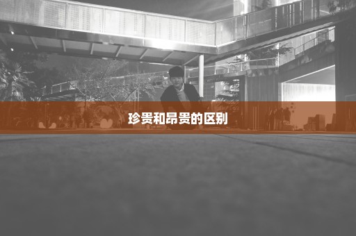 珍贵和昂贵的区别
