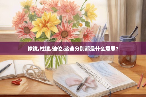 球镜,柱镜,轴位,这些分别都是什么意思？