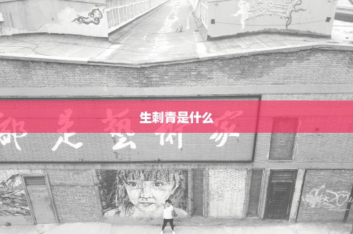 生刺青是什么