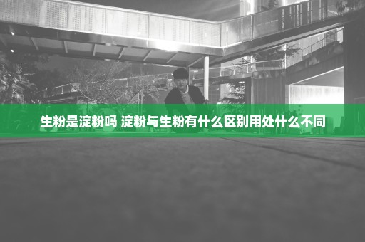 生粉是淀粉吗 淀粉与生粉有什么区别用处什么不同