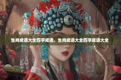 生肖成语大全四字成语，生肖成语大全四字成语大全 