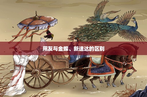 用友与金蝶、新速达的区别