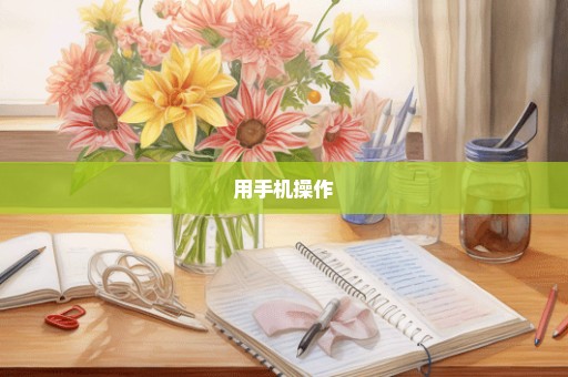 用手机操作