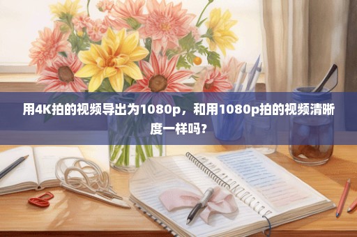 用4K拍的视频导出为1080p，和用1080p拍的视频清晰度一样吗？