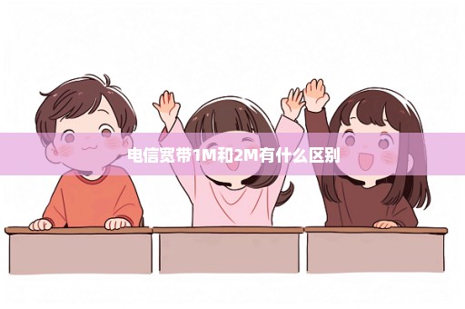 电信宽带1M和2M有什么区别