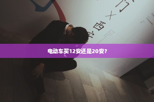 电动车买12安还是20安？