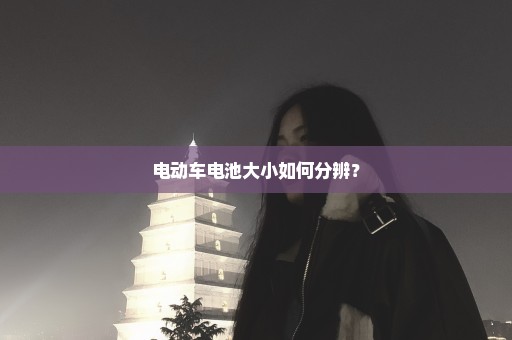 电动车电池大小如何分辨？
