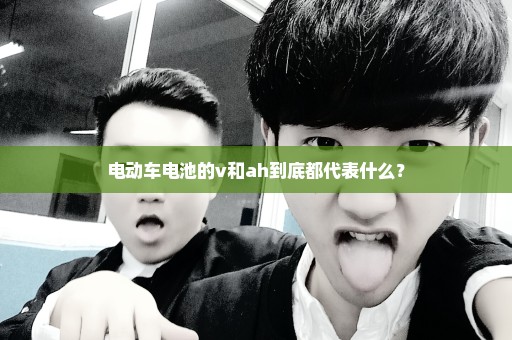 电动车电池的v和ah到底都代表什么？