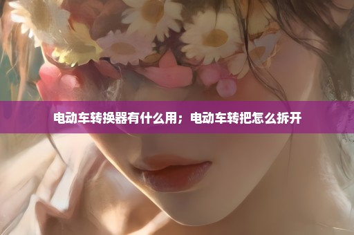 电动车转换器有什么用；电动车转把怎么拆开