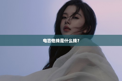 电吉他线是什么线？
