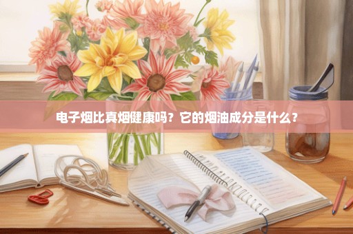 电子烟比真烟健康吗？它的烟油成分是什么？