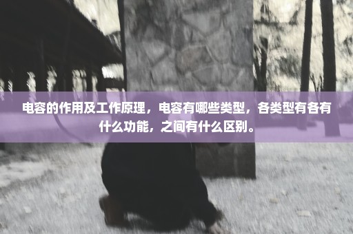 电容的作用及工作原理，电容有哪些类型，各类型有各有什么功能，之间有什么区别。