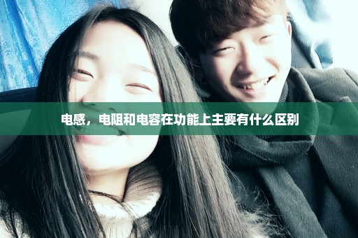 电感，电阻和电容在功能上主要有什么区别