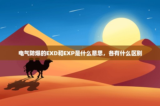 电气防爆的EXD和EXP是什么意思，各有什么区别