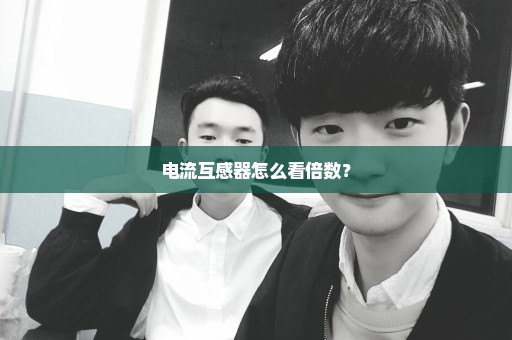 电流互感器怎么看倍数？