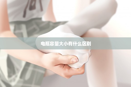 电瓶容量大小有什么区别