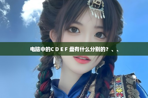 电脑中的C D E F 盘有什么分别的？、、