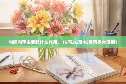 电脑内存主要起什么作用，1G与2G及4G各有多大区别？