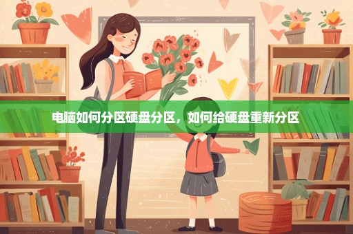 电脑如何分区硬盘分区，如何给硬盘重新分区 