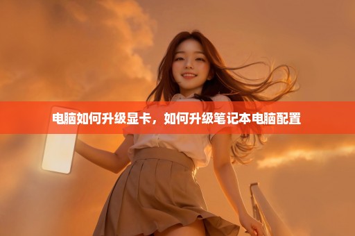 电脑如何升级显卡，如何升级笔记本电脑配置 