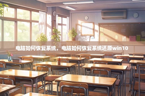 电脑如何恢复系统，电脑如何恢复系统还原win10 