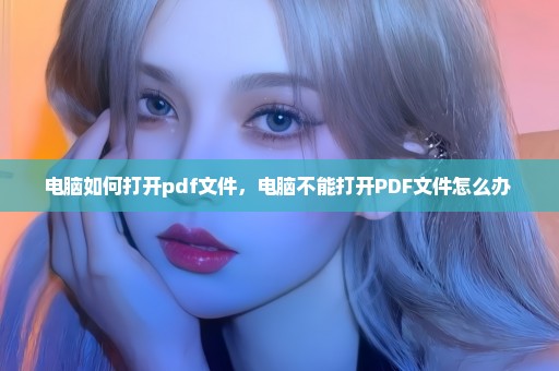 电脑如何打开pdf文件，电脑不能打开PDF文件怎么办 