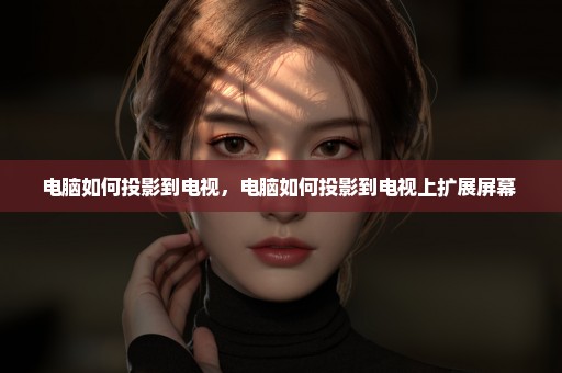 电脑如何投影到电视，电脑如何投影到电视上扩展屏幕 