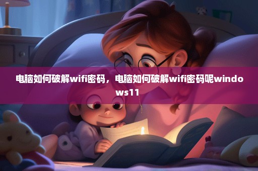 电脑如何破解wifi密码，电脑如何破解wifi密码呢windows11 