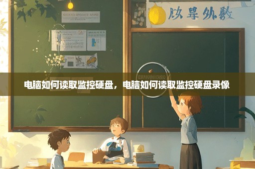 电脑如何读取监控硬盘，电脑如何读取监控硬盘录像 