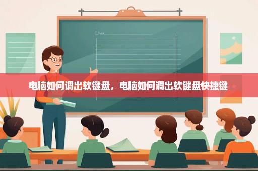 电脑如何调出软键盘，电脑如何调出软键盘快捷键 