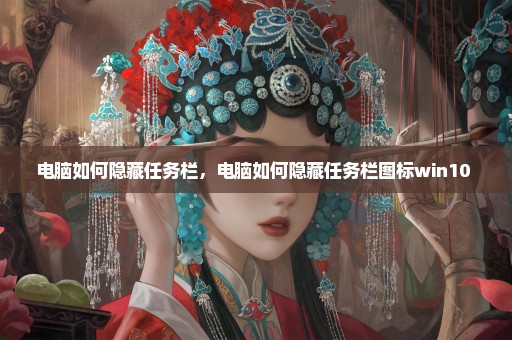 电脑如何隐藏任务栏，电脑如何隐藏任务栏图标win10 