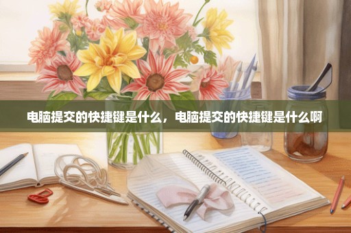 电脑提交的快捷键是什么，电脑提交的快捷键是什么啊 