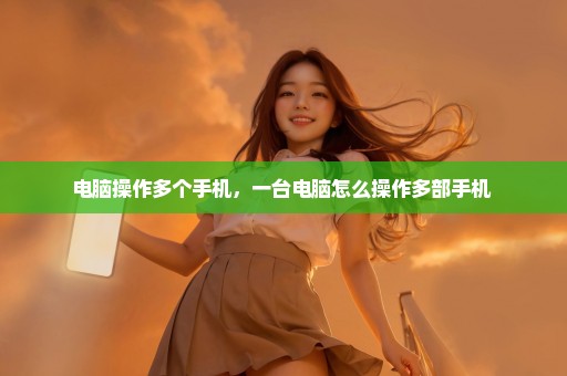 电脑操作多个手机，一台电脑怎么操作多部手机 