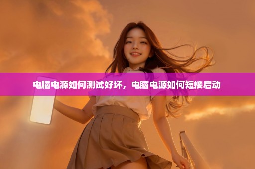 电脑电源如何测试好坏，电脑电源如何短接启动 