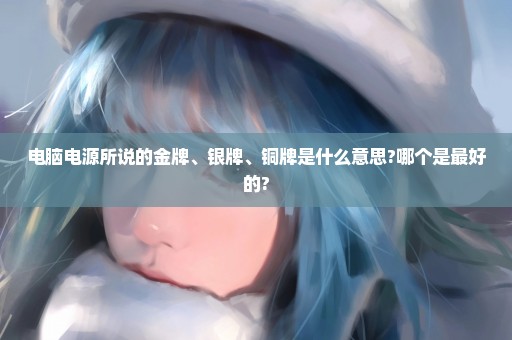 电脑电源所说的金牌、银牌、铜牌是什么意思?哪个是最好的?