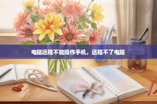 电脑远程不能操作手机，远程不了电脑 