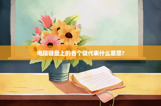 电脑键盘上的各个键代表什么意思?