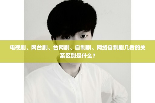 电视剧、网台剧、台网剧、自制剧、网络自制剧几者的关系区别是什么？