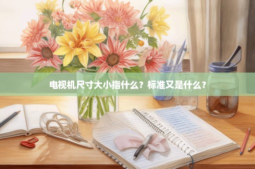 电视机尺寸大小指什么？标准又是什么？