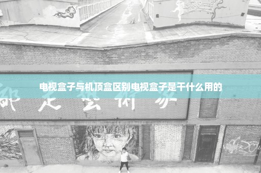 电视盒子与机顶盒区别电视盒子是干什么用的
