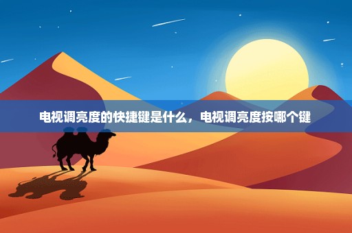 电视调亮度的快捷键是什么，电视调亮度按哪个键 