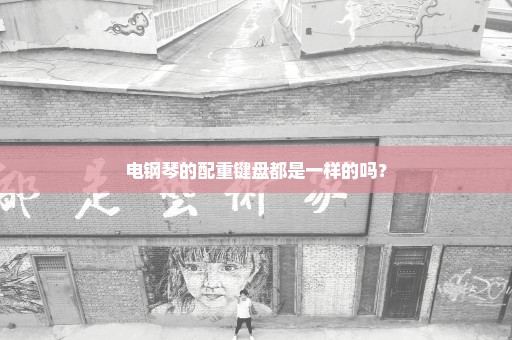 电钢琴的配重键盘都是一样的吗？