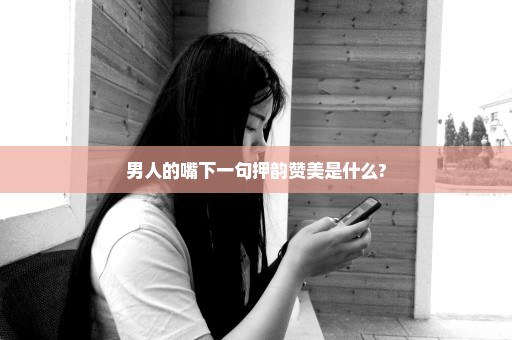 男人的嘴下一句押韵赞美是什么?