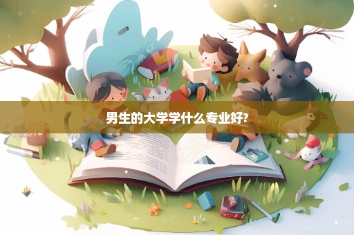 男生的大学学什么专业好?