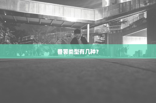 番薯类型有几种？