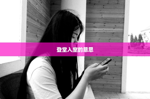 登堂入室的意思