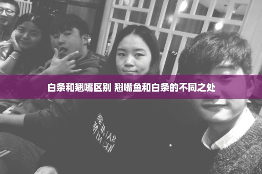 白条和翘嘴区别 翘嘴鱼和白条的不同之处