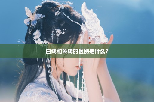 白线和黄线的区别是什么？