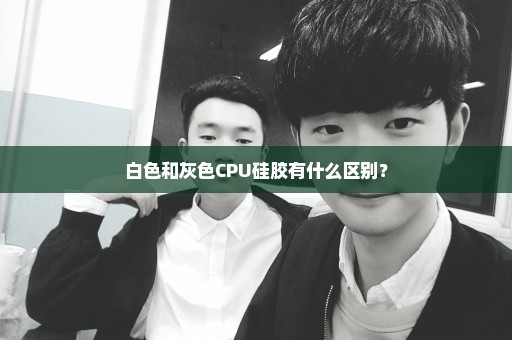 白色和灰色CPU硅胶有什么区别？