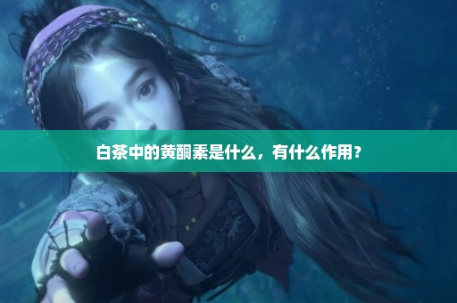 白茶中的黄酮素是什么，有什么作用？